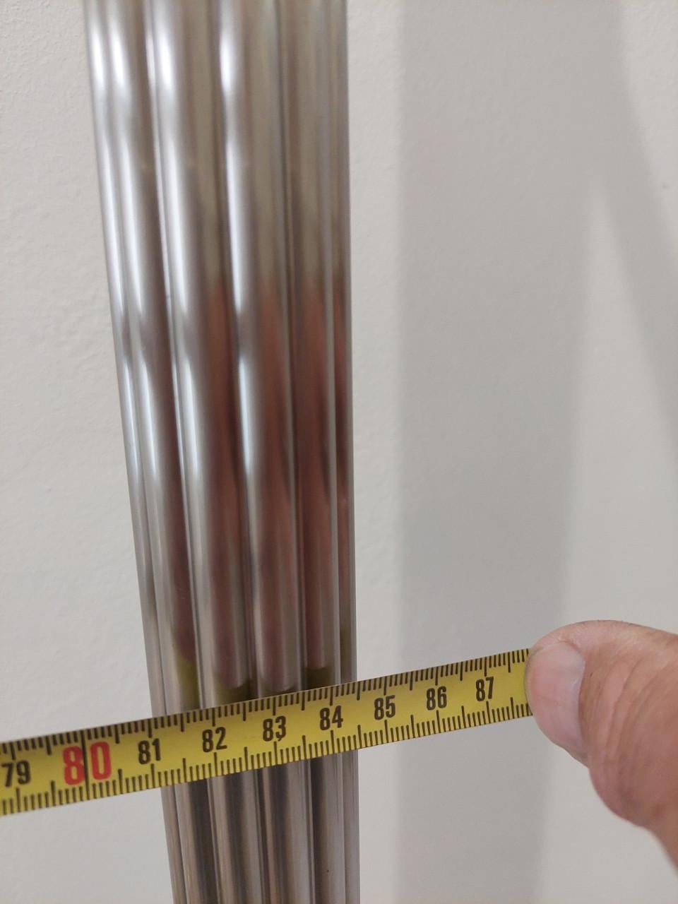 Goud/zilveren  kapstok met glas