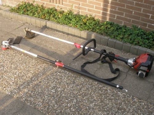 Bosmaaier-Stokkettingzaag-Benzine- Set
