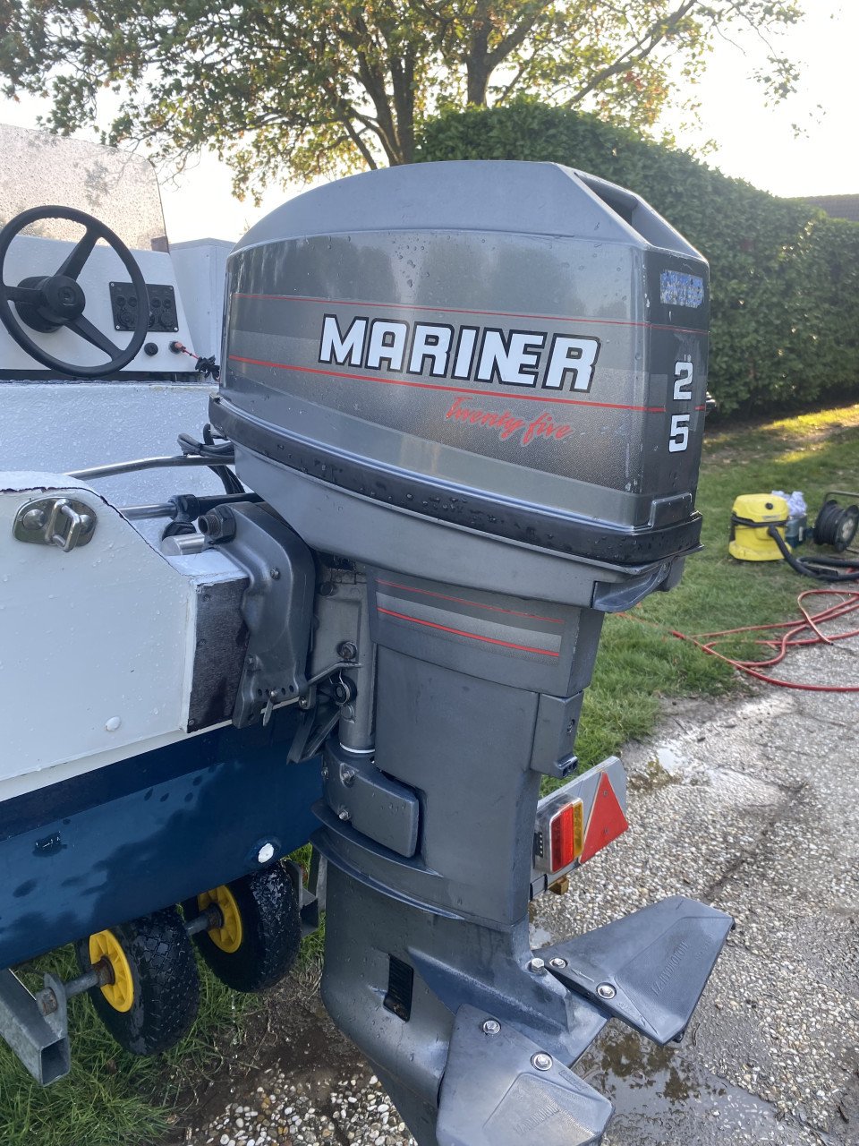 Wato 465 consoleboot met mariner 25pk
