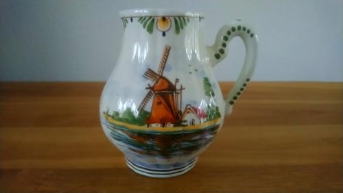 Kannetje polychroom DP Delft (De Delftse Pauw) h 11 cm