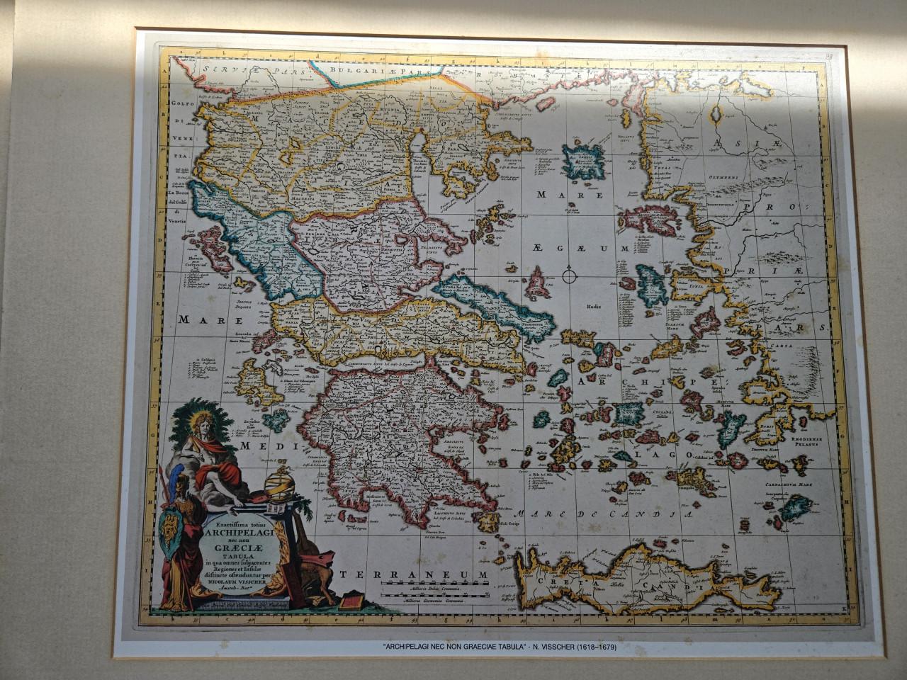 6x Historische landkaart reproduktie 57x50 cm. Prijs is per stuk