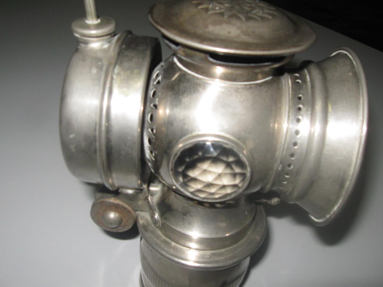 Fiets carbid laantaarn