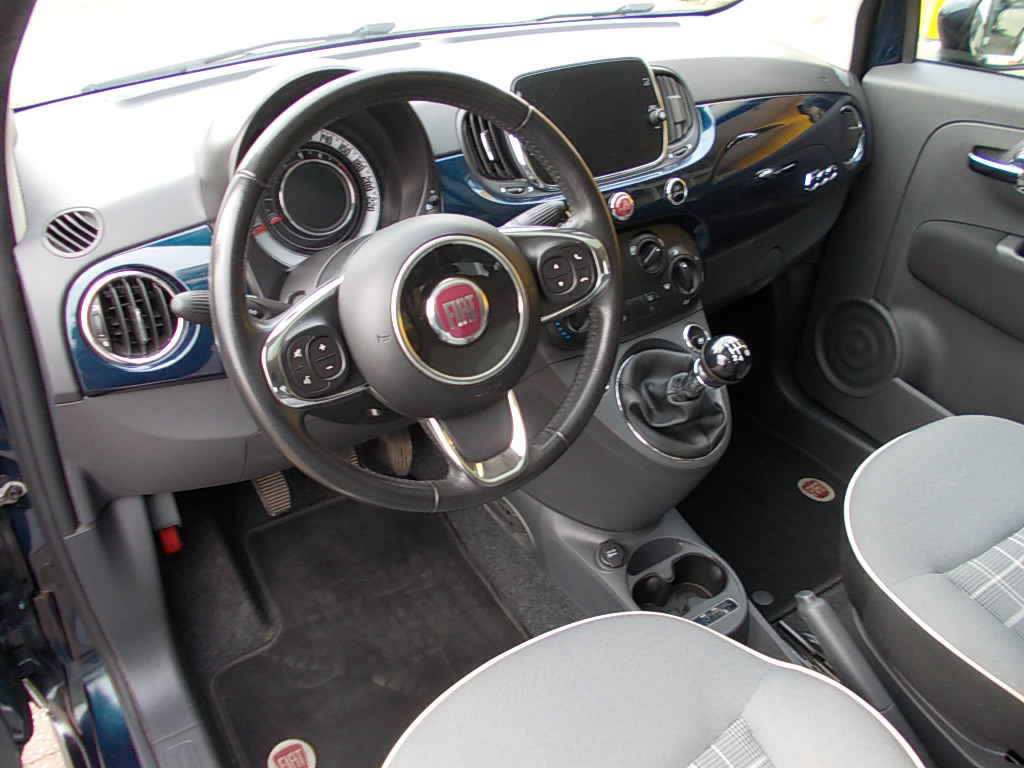 Fiat 500 0.9 lounge 80pk airco, panorama dak