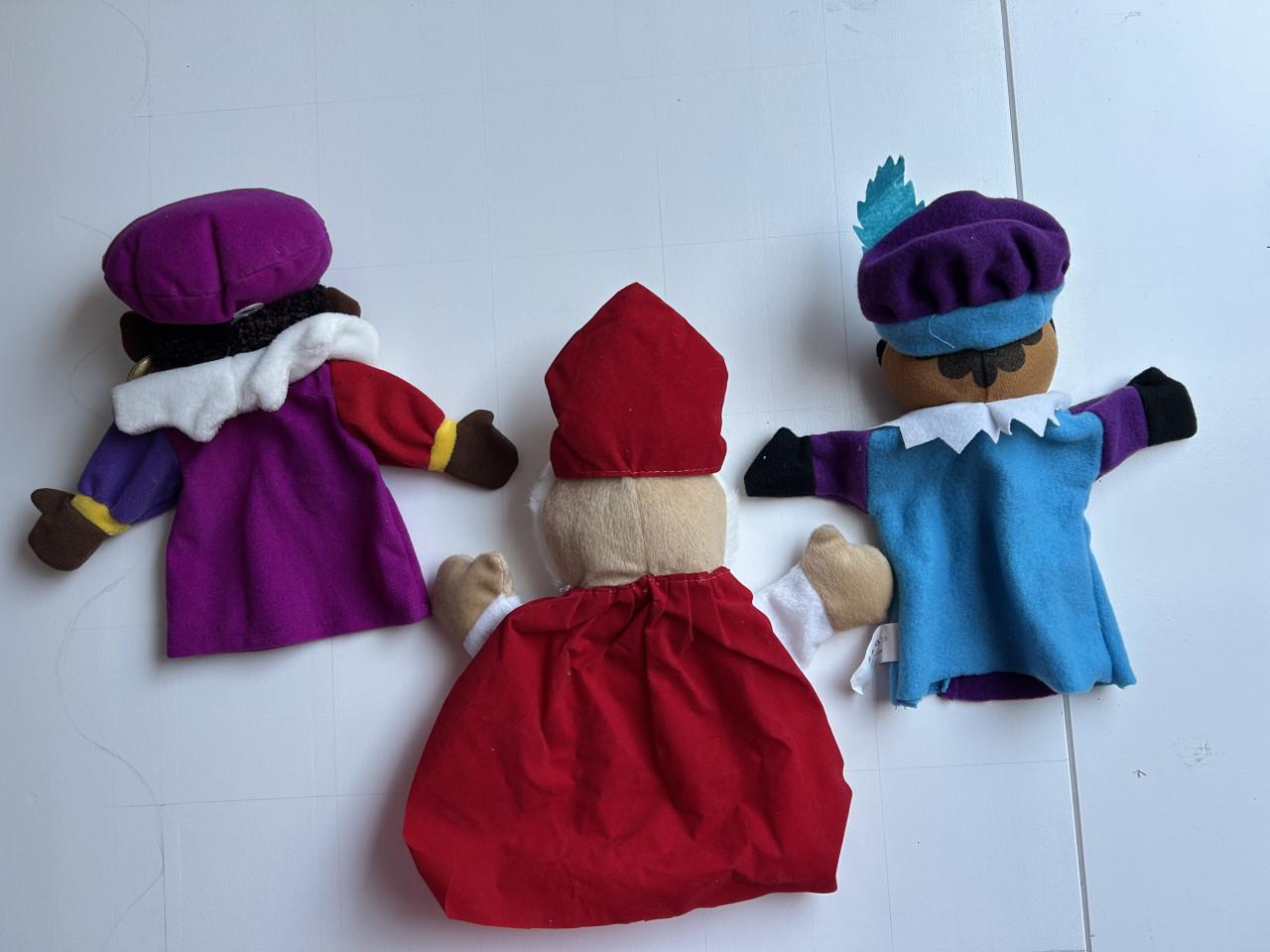 Sinterklaas en Pieten handpoppen