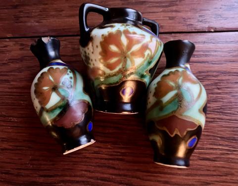 Gouda plateel vaasjes