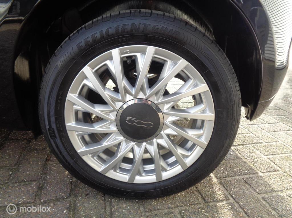 Fiat 500 1.0 hybrid lounge/big navi/carplay/dab/airco/cruise/lm velgen/1st 