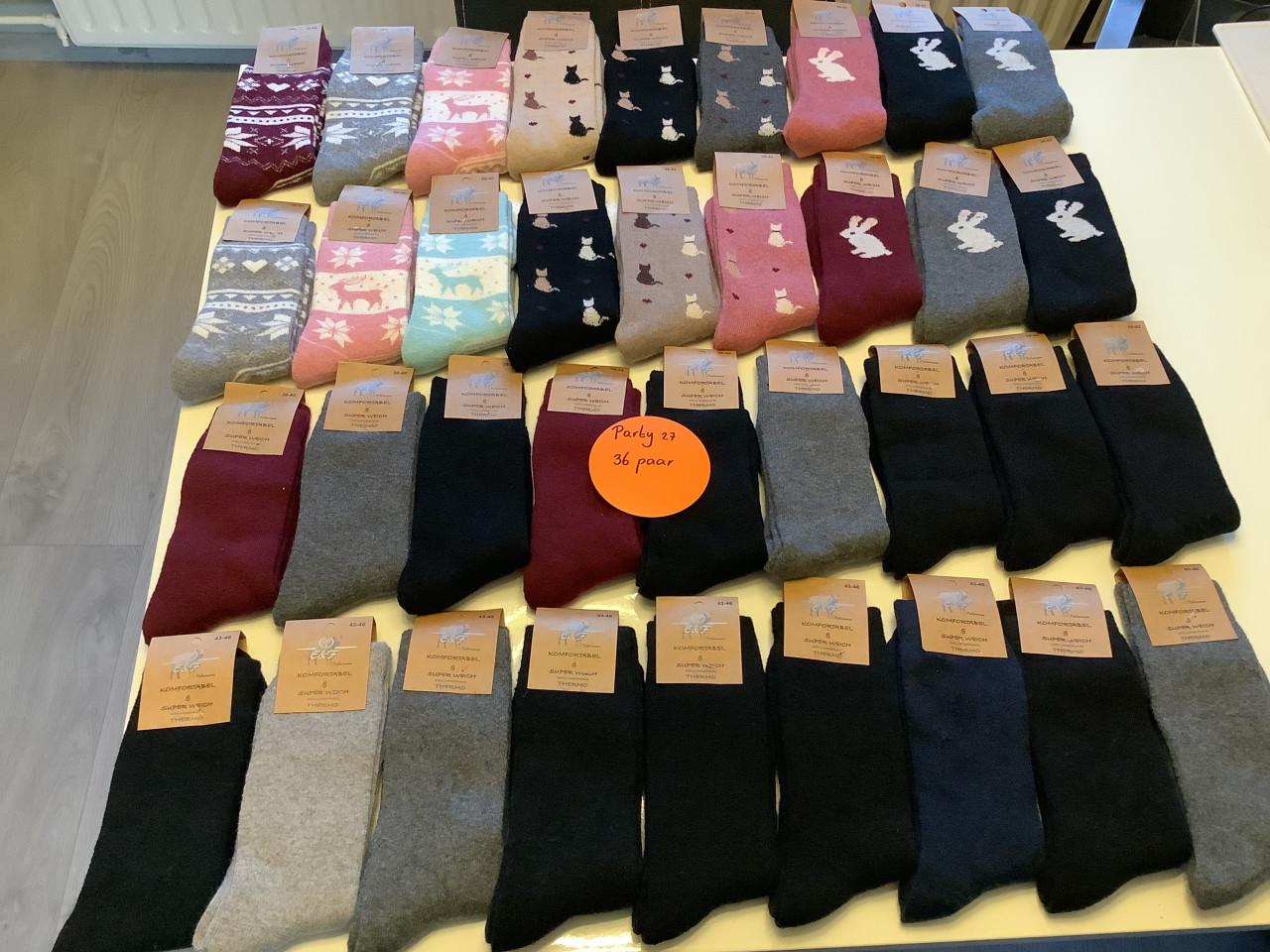 Partij heerlijk warme wollen sokken. ( partij 27)