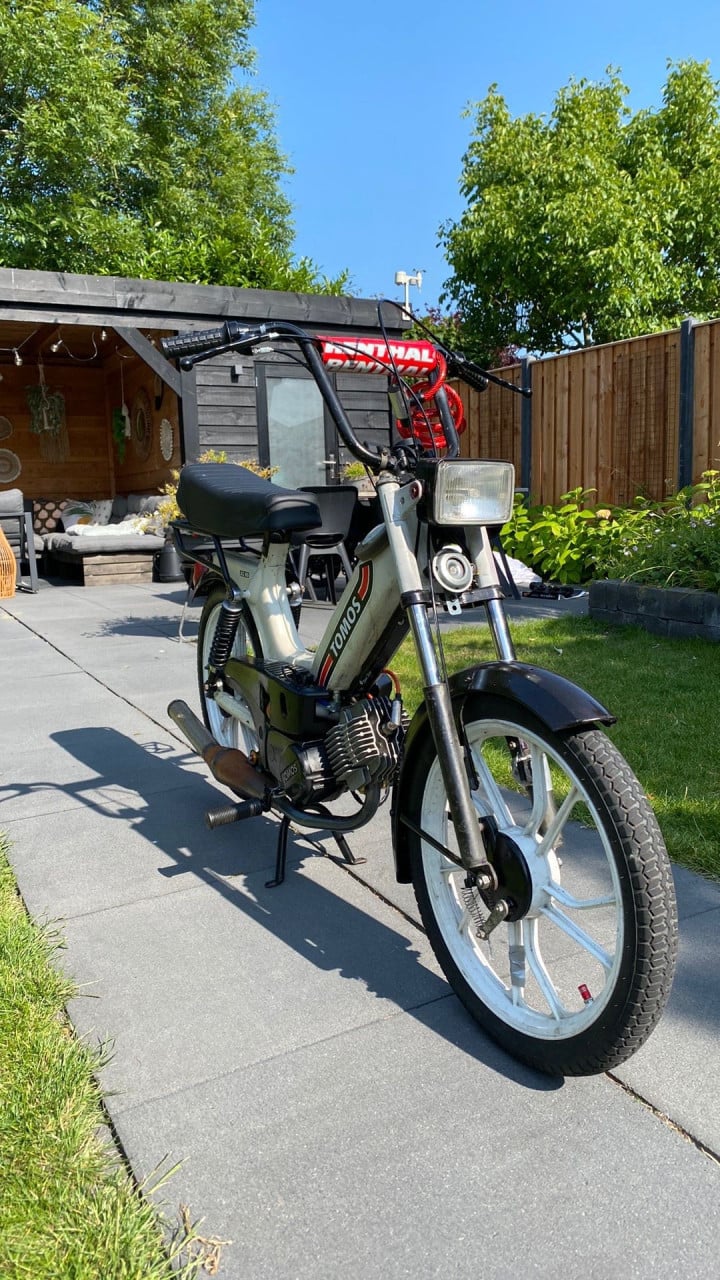 Tomos 65cc geel kenteken