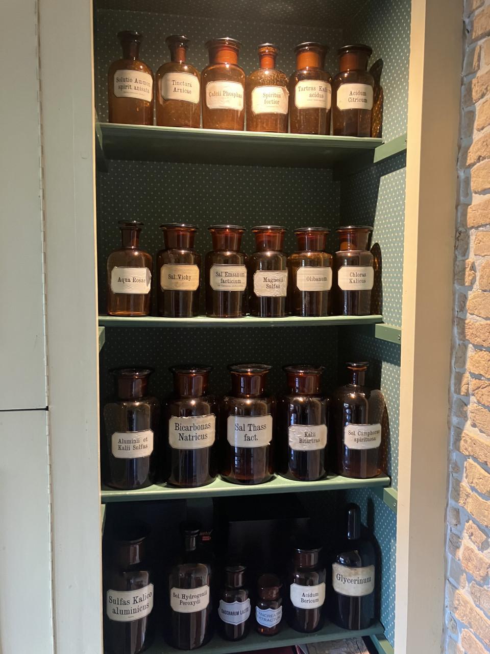 Apothekersflessen collectie