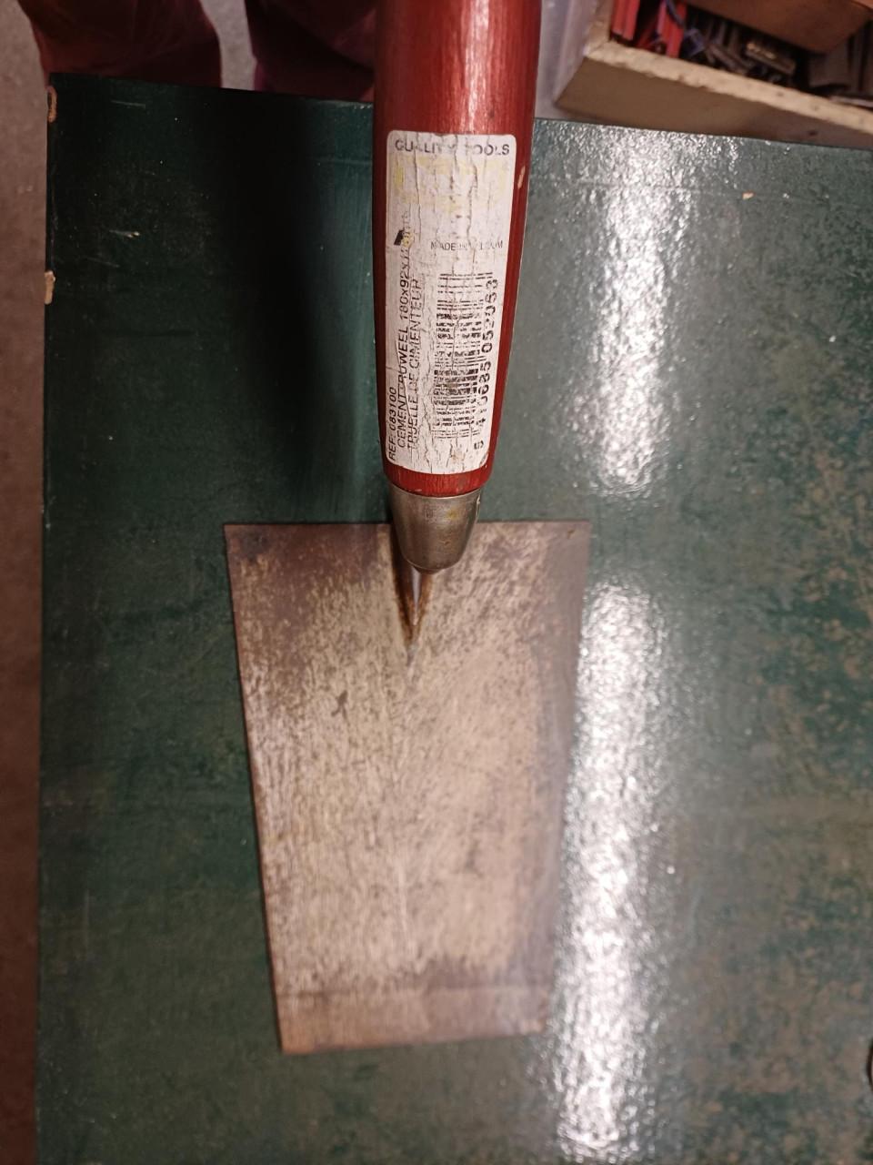 Cementstruweel.