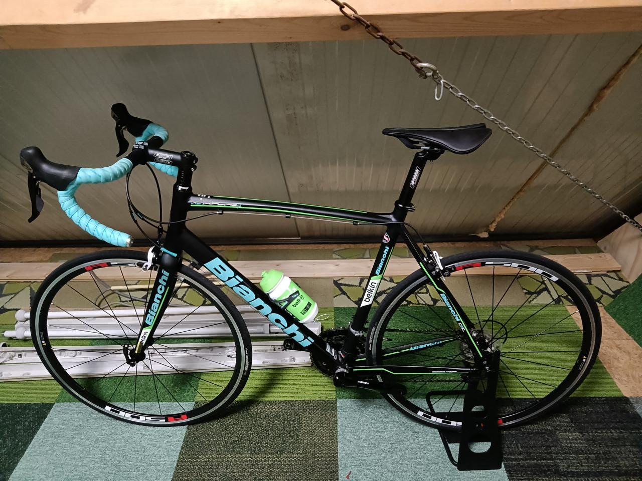Bianchi racefiets in Belkin uitvoering