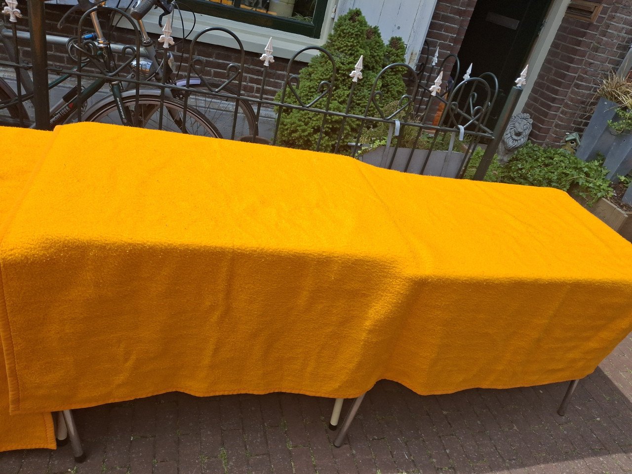 Oranje dekens