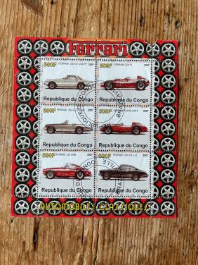 Ferrari postzegels Congo
