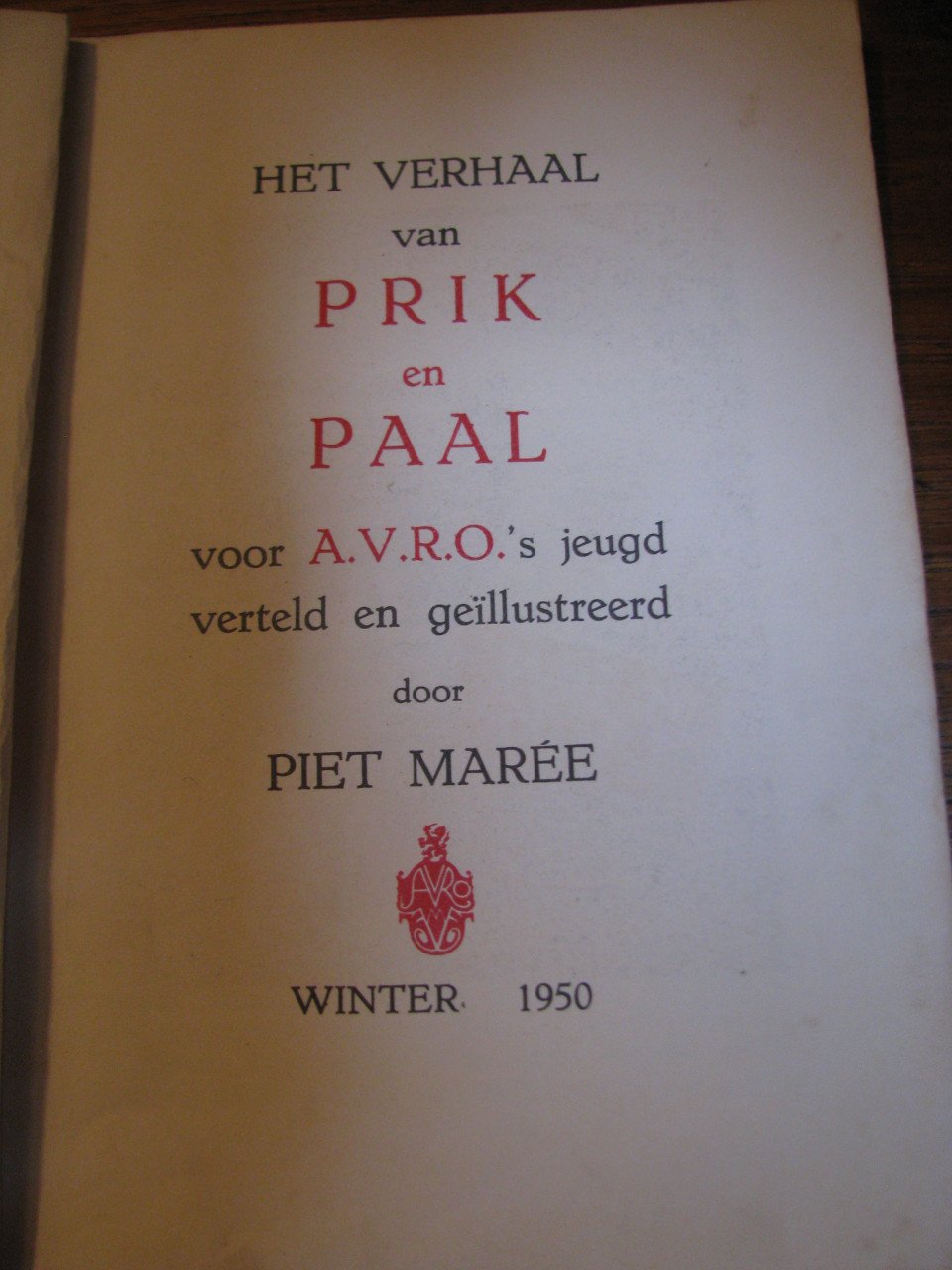 Boekje Prik en Paal.