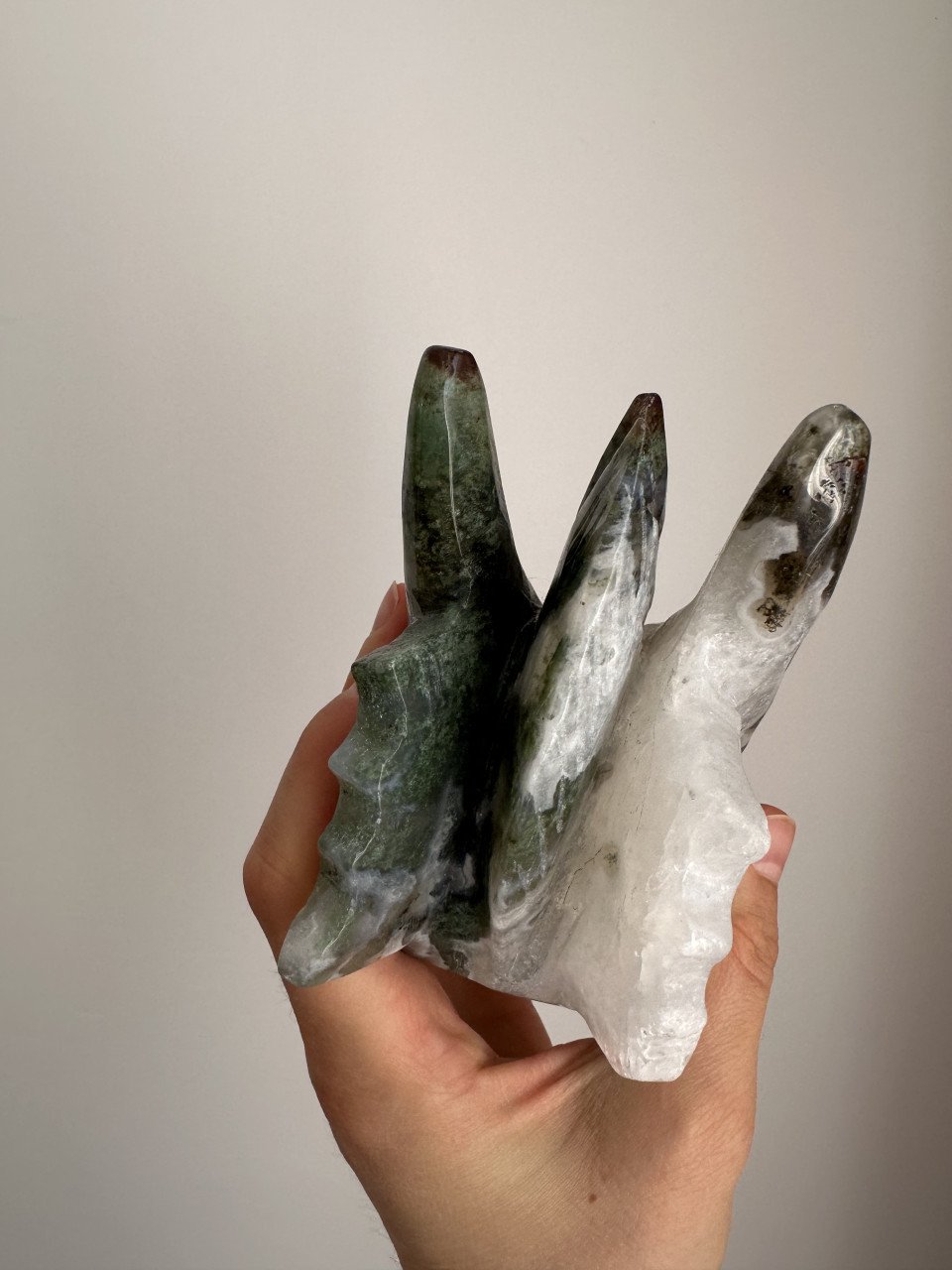 Drakenkop Mosagaat - Kristal Edelsteen