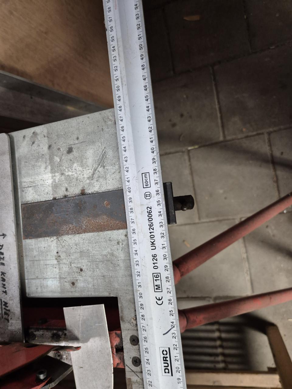 Professionele plaatschaar