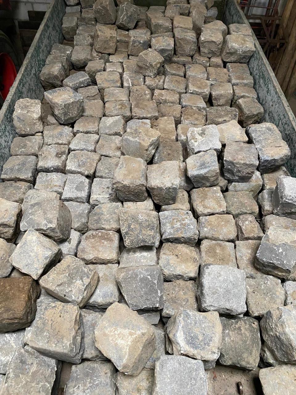 Mooie vlakke kasseien