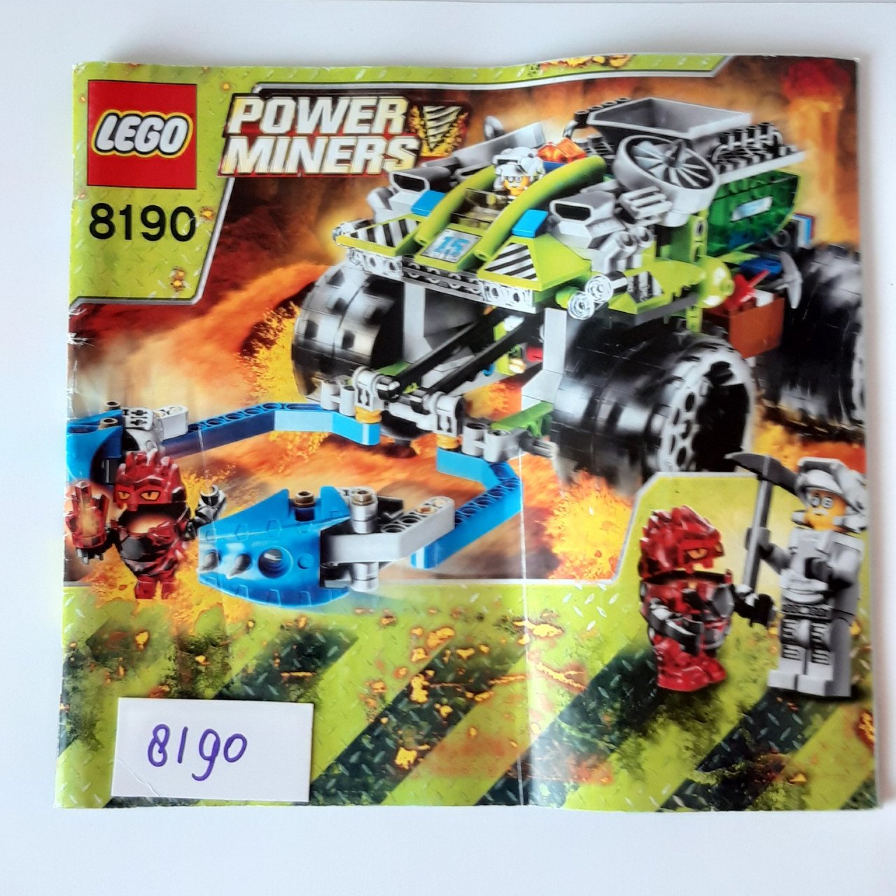 LEGO Power Miners  8190 : Klauwgrijper, Claw Catcher