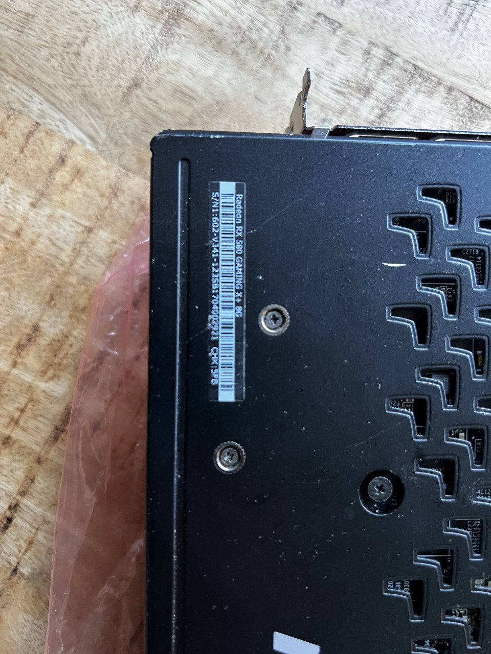 MSI Rx 580 gaming 8GB  x+ speciale editie gereserveerd