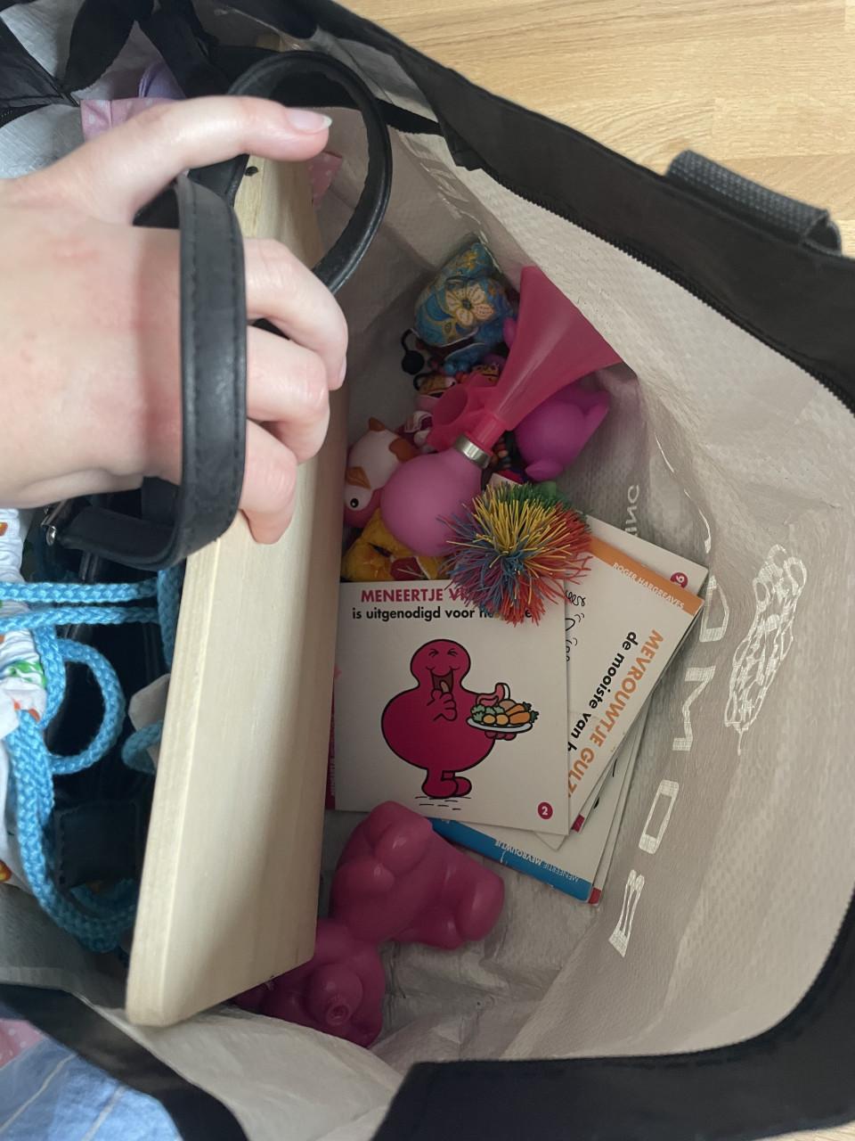 Gratis tas met speelgoed