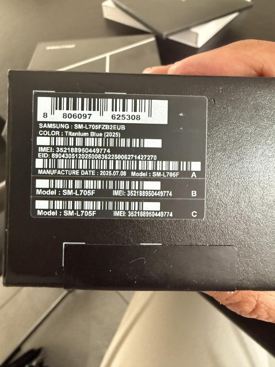 Samsung Fold 7 incl Samsung watch Ultra