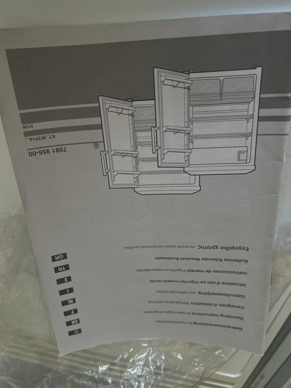 Kort gebruikte Liebherr tafelmodel Koelkast 85x55 cm. Energieklasse A++