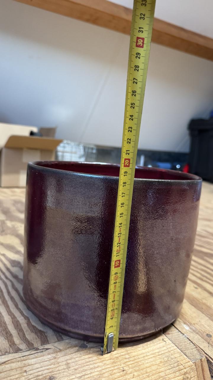 Bloempotten 22,5cm nieuwstaat ceramic velvet