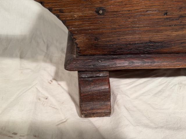 Koetsierbankje 17de eeuws /bankje.