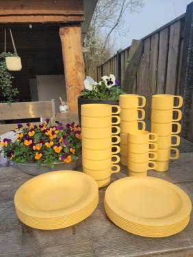 Servies Coppia bv voor camping
