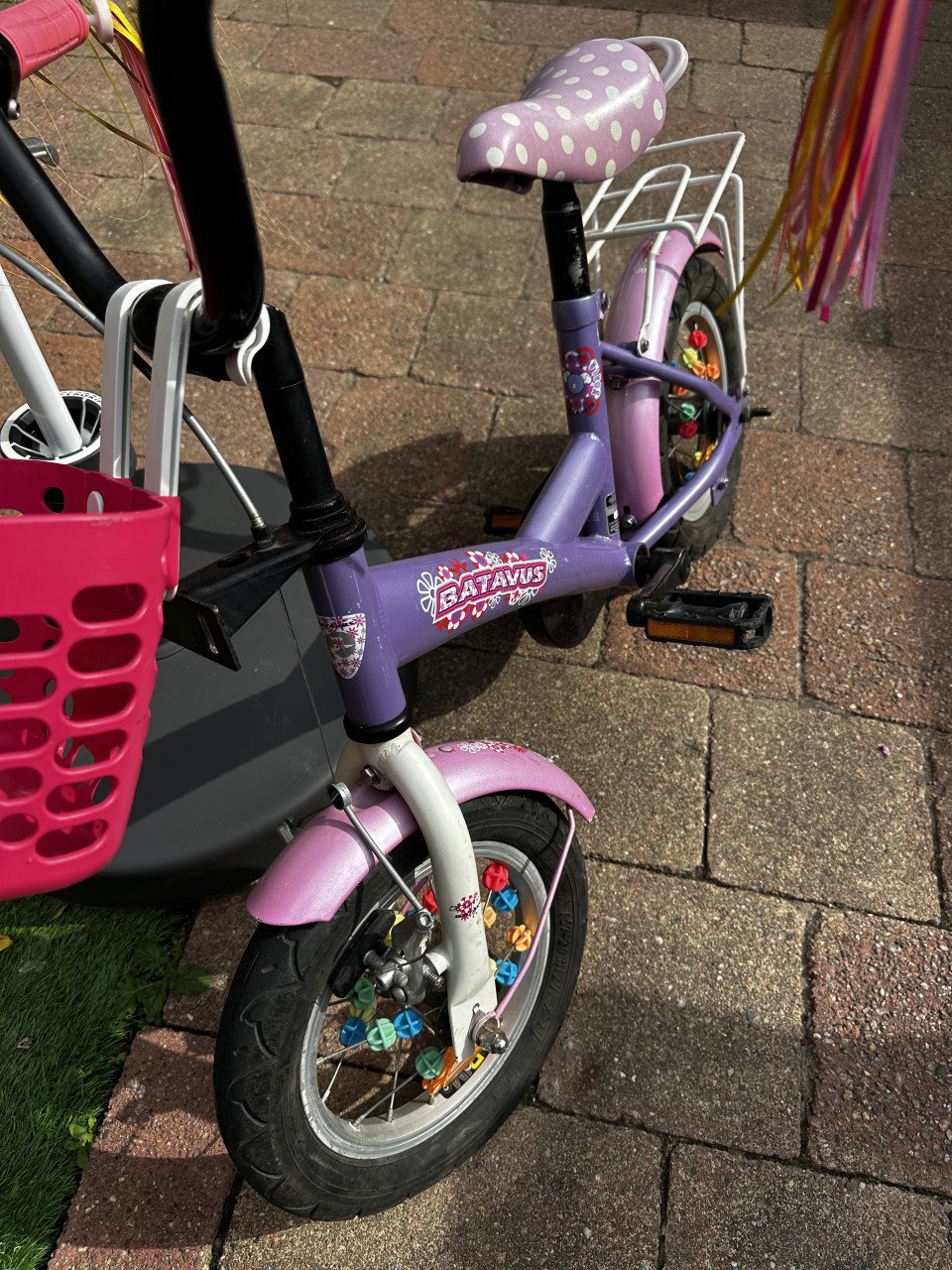 GERESERVEERD - Batavus meisjes fietsje 12 inch