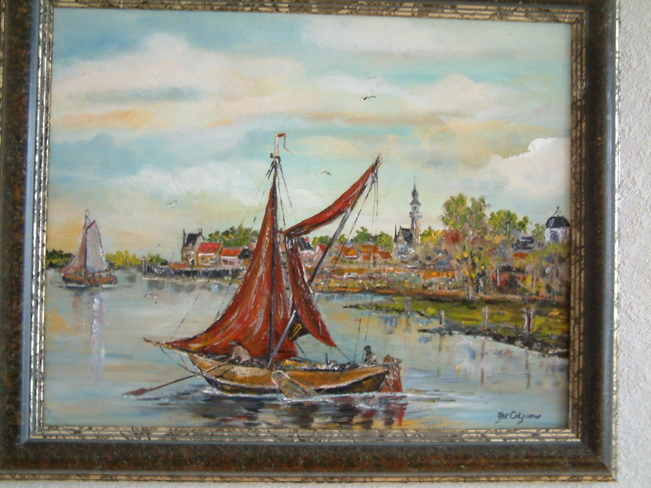 Schilderijen  water en wind  Jac Caljouw  Arnemuiden