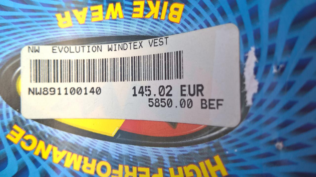 Fietsjas Northwave Evolution windtex jas - M - Nieuwe