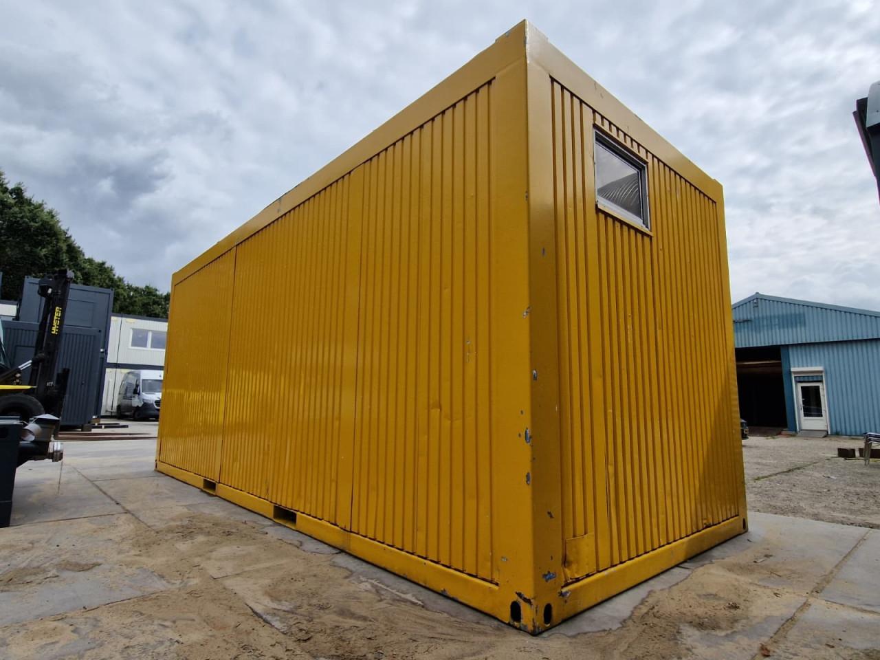 Gebruikte 6x3m kantoorunit / bouwkeet / schaftkeet