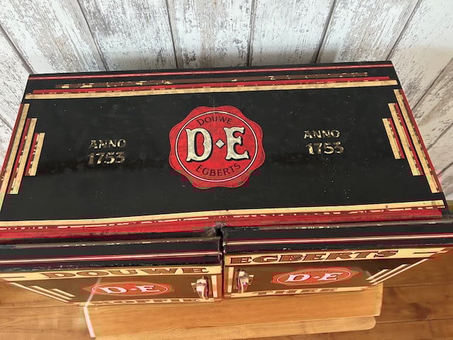 Prachtig Douwe Egberts winkelblik.