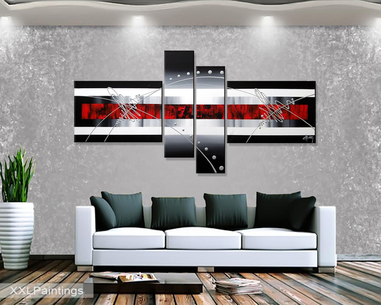 ... Forex ... Prachtig Acryl 5 luik van Gia Hung 180 cm x 100 cm