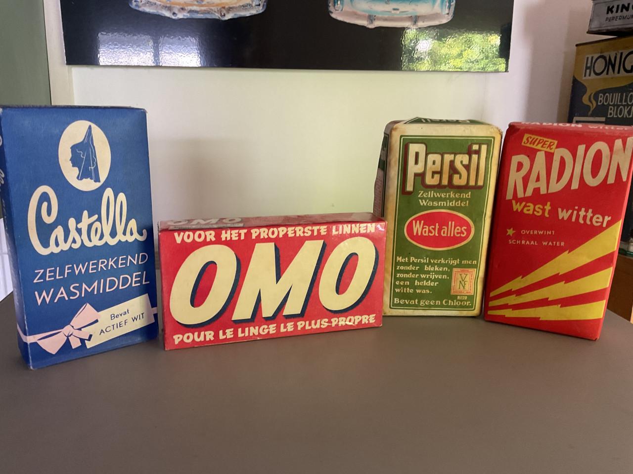 Vintage pakken wasmiddel 4 st.