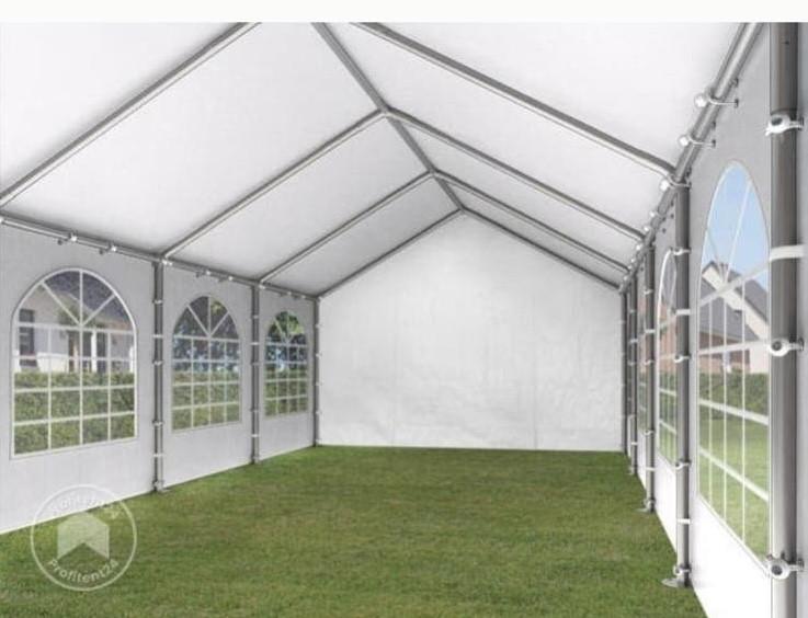 Partytent 4x8 met deuren en zijwanden