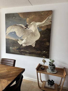 Groot canvas schilderij