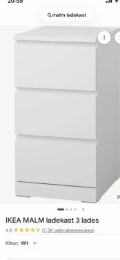 3 ladekastje 2 stuks