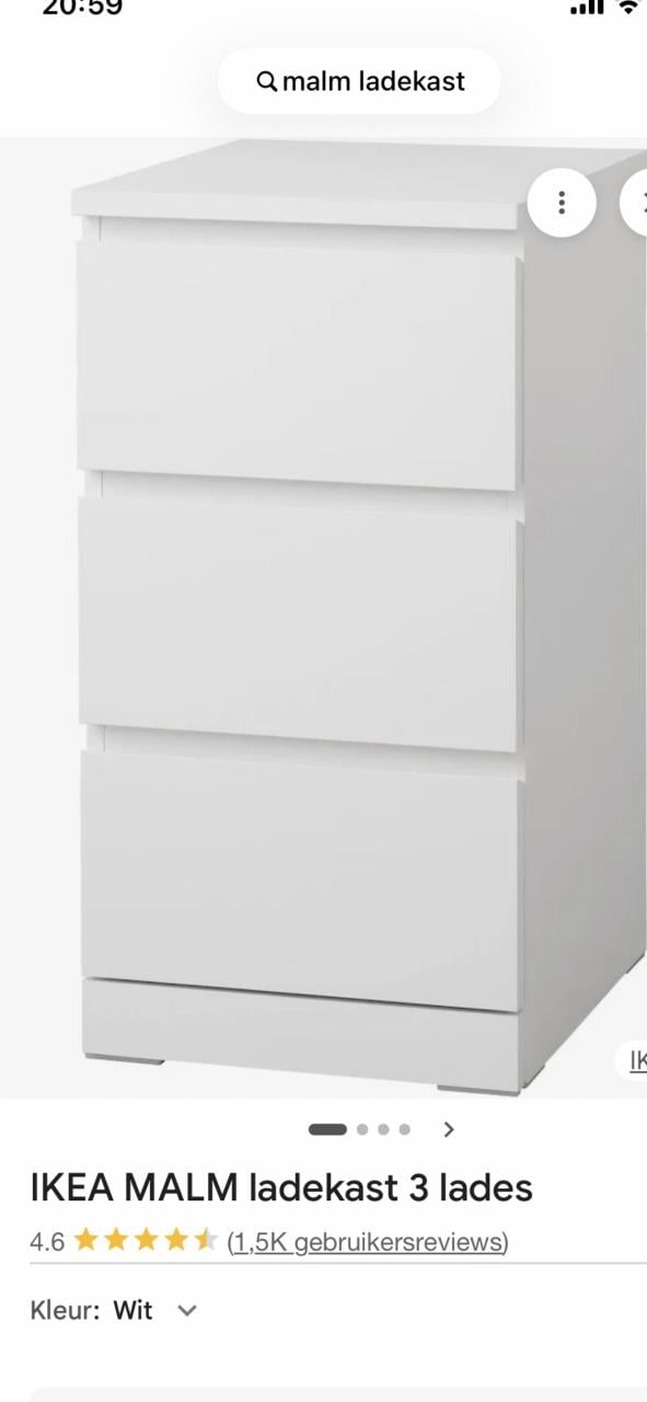 3 ladekastje 2 stuks