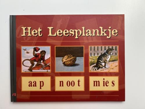 Het leesplankje.  Aap Noot Mies
