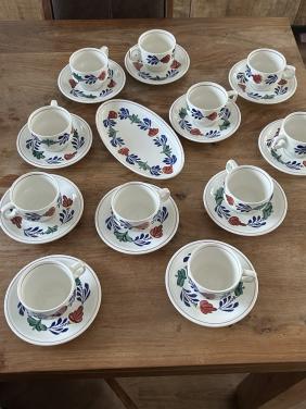 11 kop en schotels boerenbont