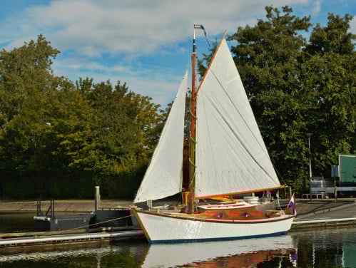 Historische Simplexus zeilboot uit 1955