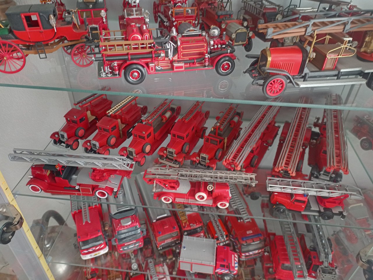 Complete modelauto verzameling brandweer