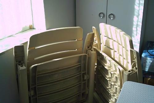 Set NIEUWE -HARTMAN - 5-standen tuinstoelen - kleur beige . . .