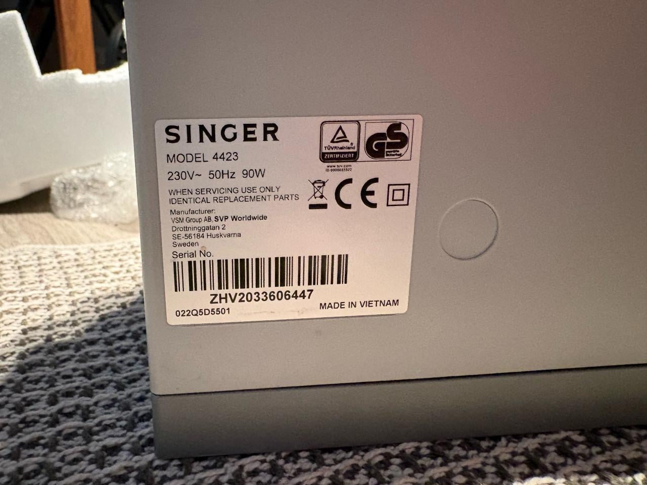 Singer Heavy Duty 4423 naaimachine