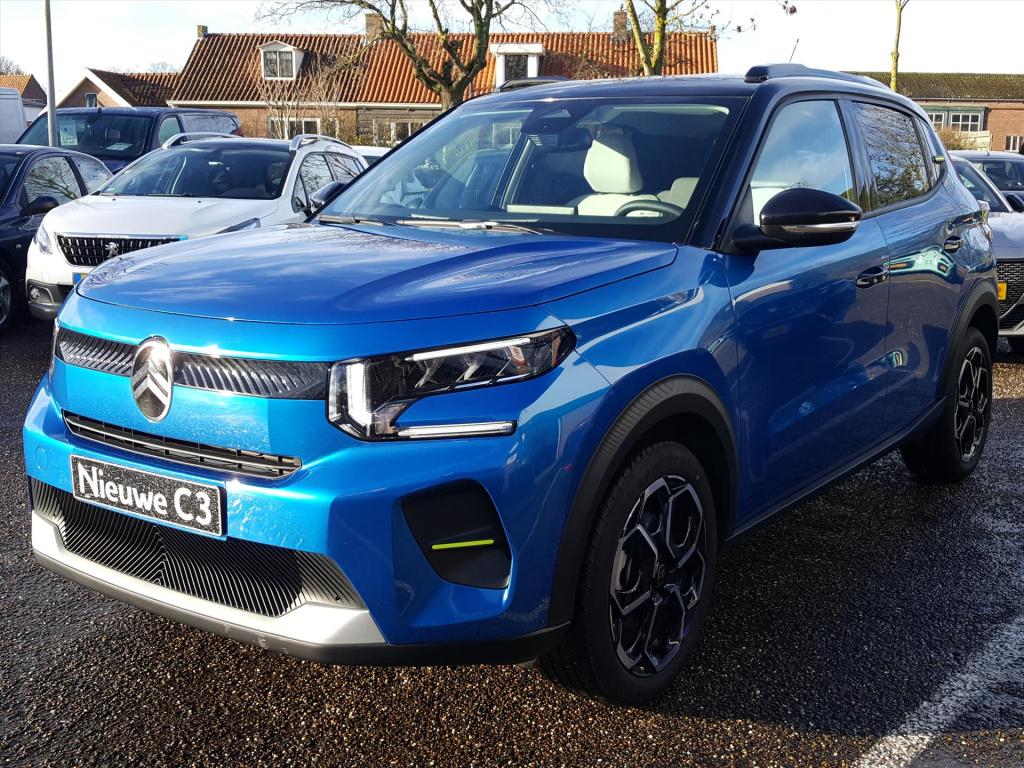 Citroen C3 new 1.2 100pk max zwart-dak apple carplay & android auto | navig