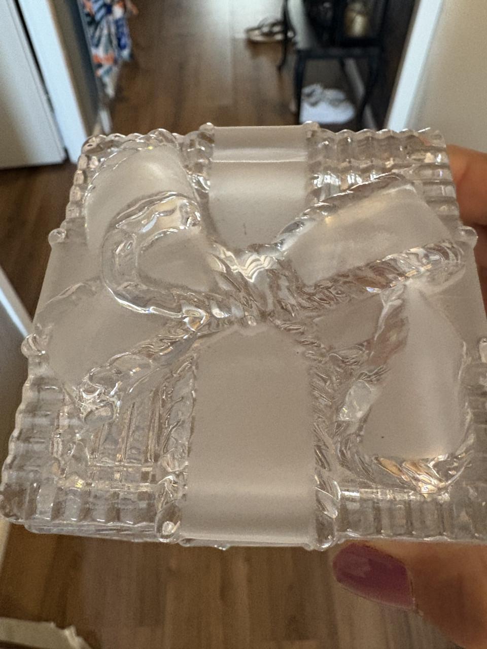 Sieraden doosje Kristal, met strikdeksel