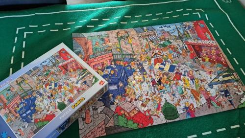 Legpuzzel van 1000 stukjes.  Puzzel City Paris.