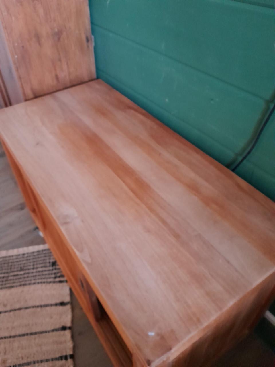 Teak houten tv meubel